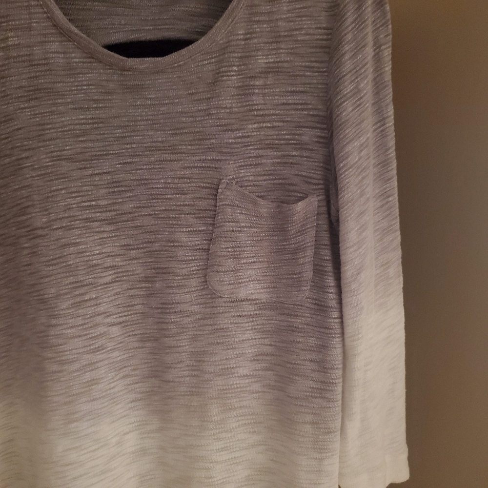 Z by Zobha Women's Ombre Long-sleeved Tunic - Picture 6 of 8